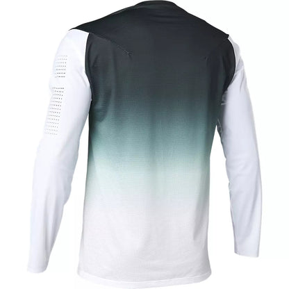 Polera Bicicleta Manga Larga Flexair Race Spec Azul/Blanco Fox polera bicicleta fox mtb