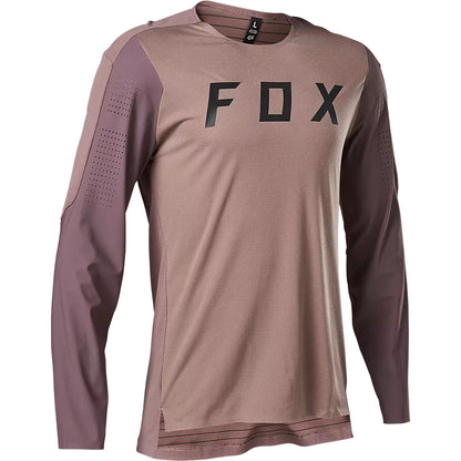 Polera Bicicleta Flexair Pro Manga Larga Morado Fox polera bicicleta fox mtb