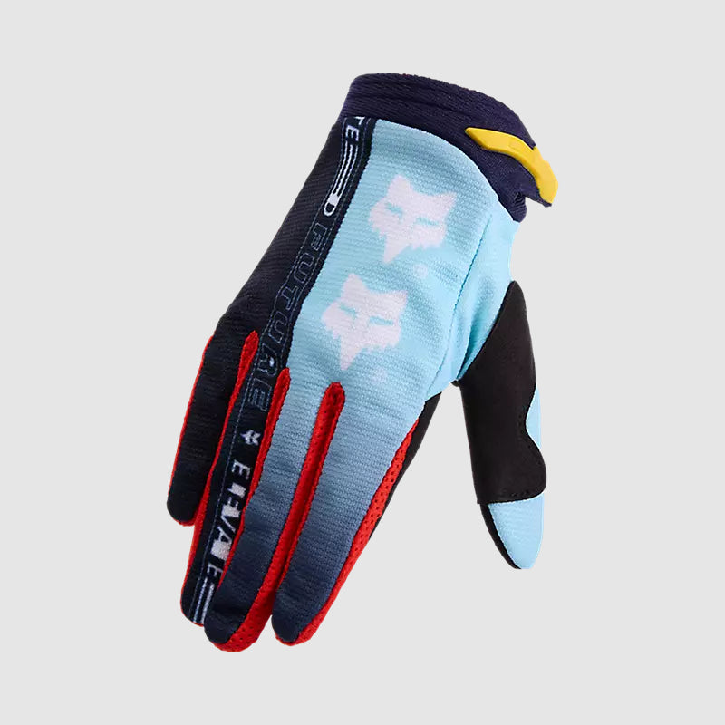 Guantes Moto Niño 180 Elevated Azul Fox - imagen 2