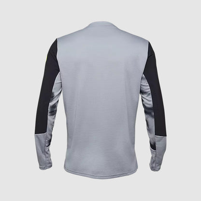 Polera Bicicleta Defend Taunt Manga Larga Gris Fox polera bicicleta fox mtb