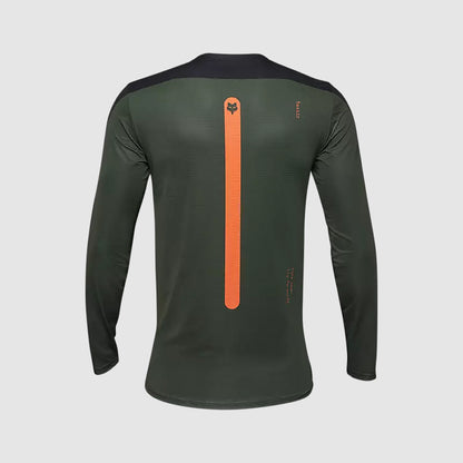 Polera Bicicleta Flexair Aviation Manga Larga Negro Fox polera bicicleta fox mtb