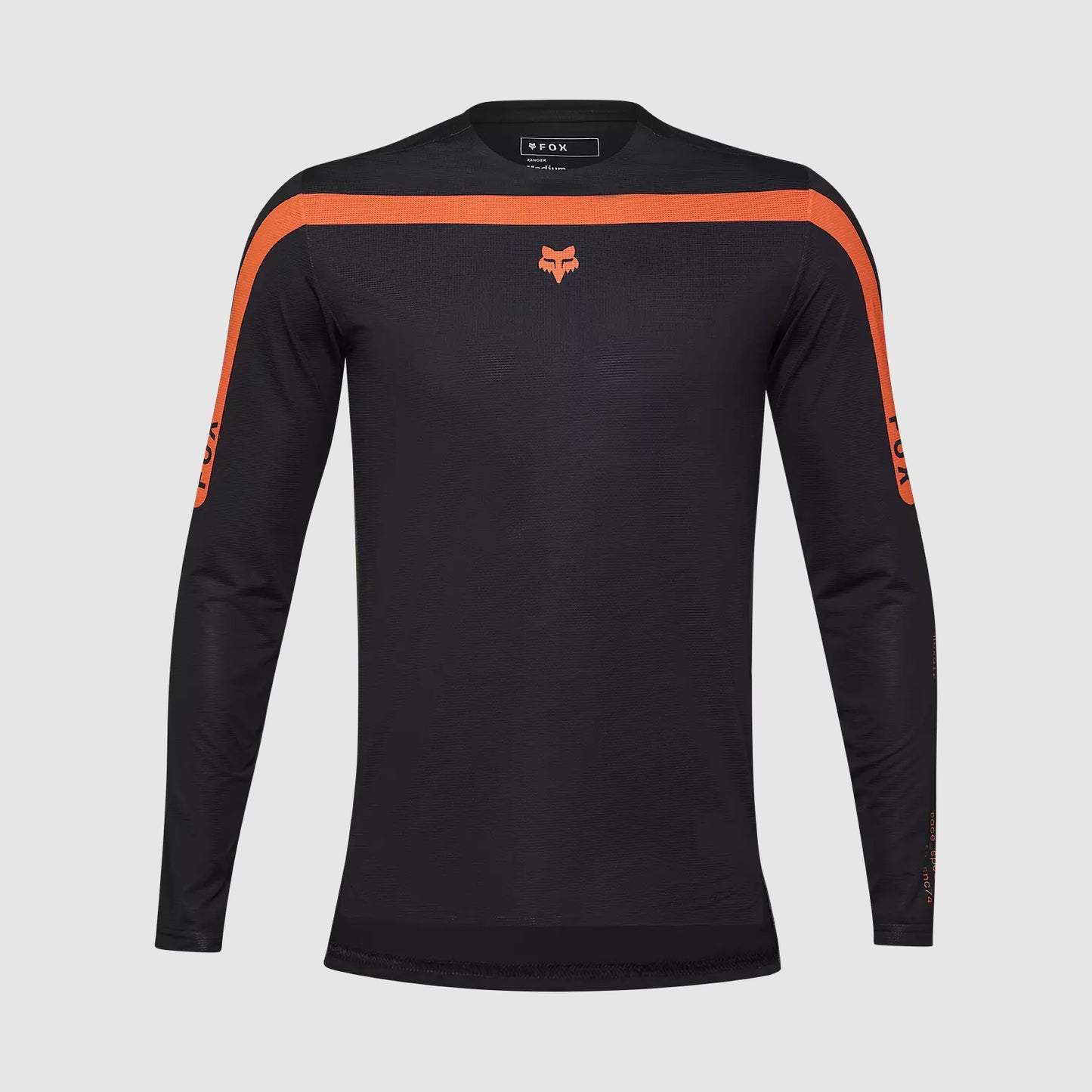 Polera Bicicleta Flexair Aviation Manga Larga Negro Fox polera bicicleta fox mtb