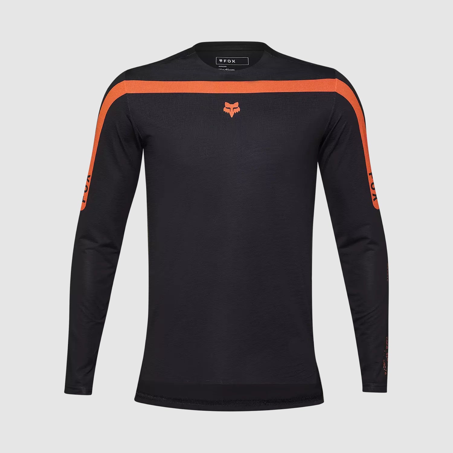 Polera Bicicleta Flexair Aviation Manga Larga Negro Fox polera bicicleta fox mtb