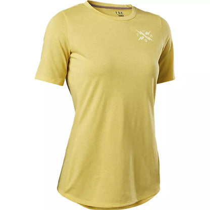 Polera Bicicleta Mujer Ranger Calibrated Drirelease® Amarillo Fox polera bicicleta fox mtb