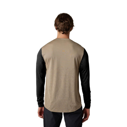 Polera Bicicleta Ranger Trudi™ Manga Larga Cafe Fox polera bicicleta fox mtb