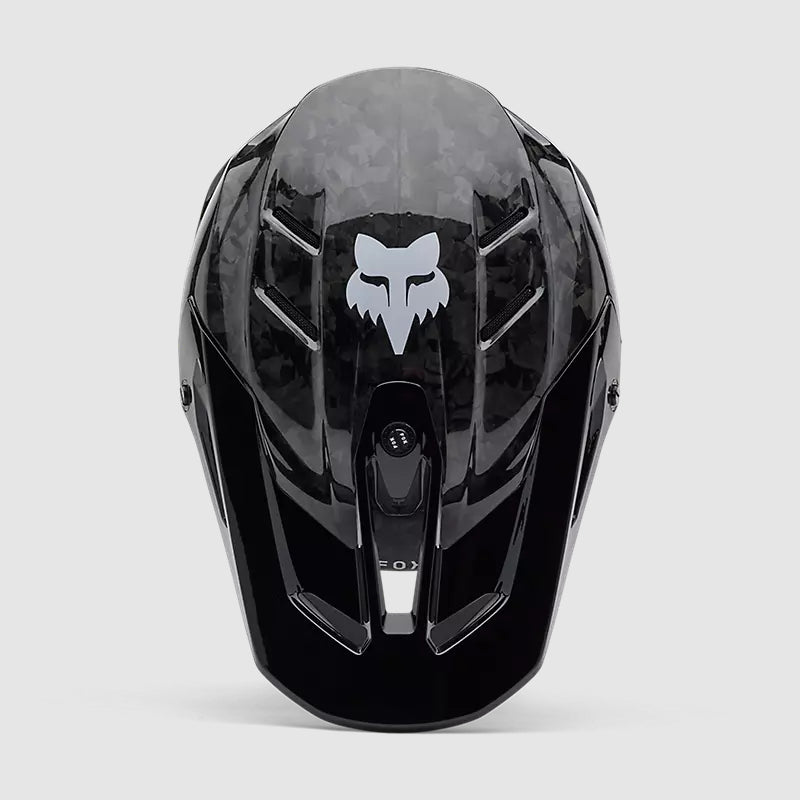 Casco Moto V3 RS Carbon Solid Negro Fox | Casco Moto Fox casco fox racing motocross mtb