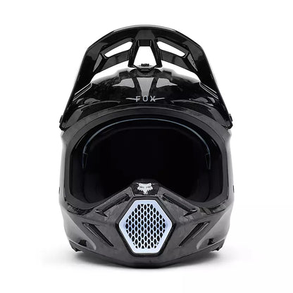 Casco Moto V3 RS Carbon Solid Negro Fox | Casco Moto Fox casco fox racing motocross mtb
