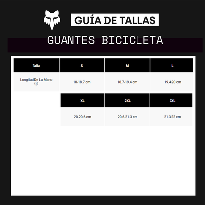 Guantes Bicicleta Ranger Gris/Amarillo Fox - imagen 4