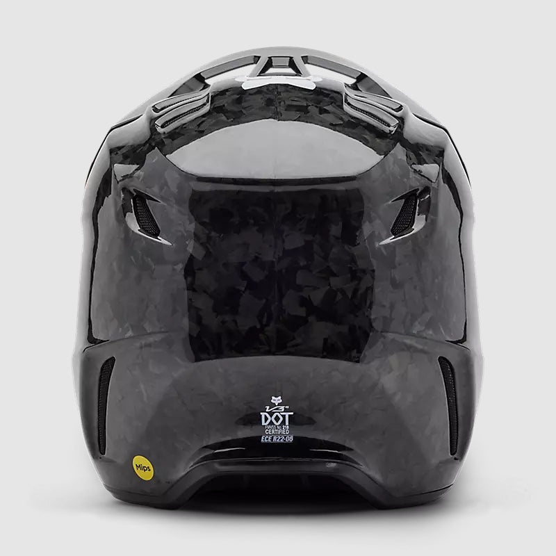 Casco Moto V3 RS Carbon Solid Negro Fox | Casco Moto Fox casco fox racing motocross mtb