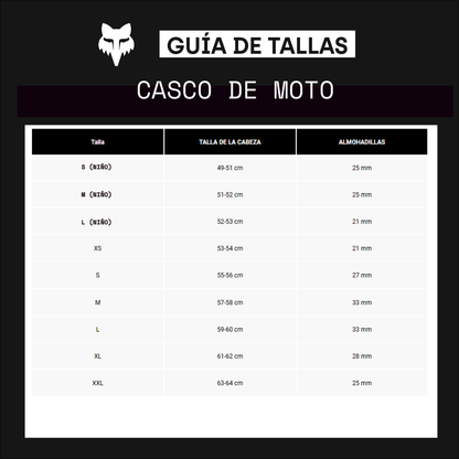 Casco Moto V1 Toxsyk Azul/Naranjo Fox | Casco Moto Fox casco fox racing motocross mtb