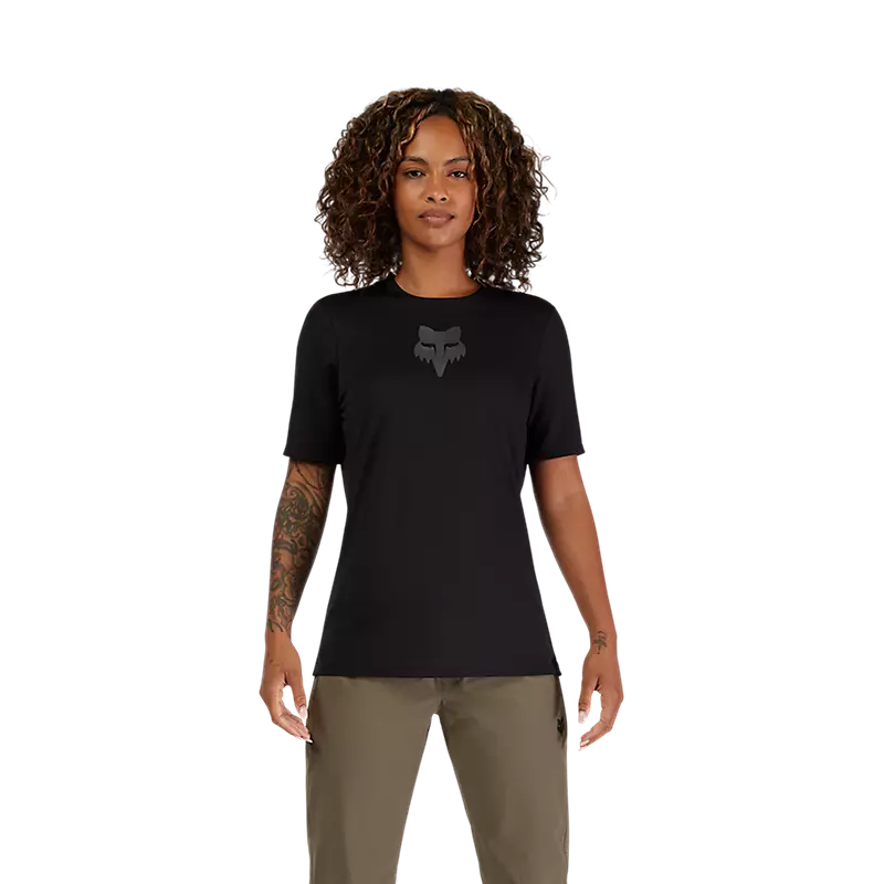 Polera Bicicleta Mujer Ranger Head Negro Fox polera bicicleta fox mtb