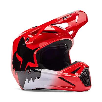 Casco Moto V1 Shield Rojo Fox | Casco Moto Fox casco fox racing motocross mtb
