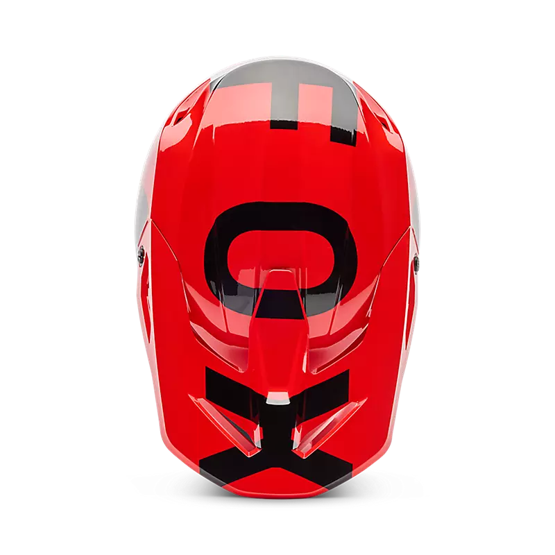Casco Moto V1 Shield Rojo Fox | Casco Moto Fox casco fox racing motocross mtb