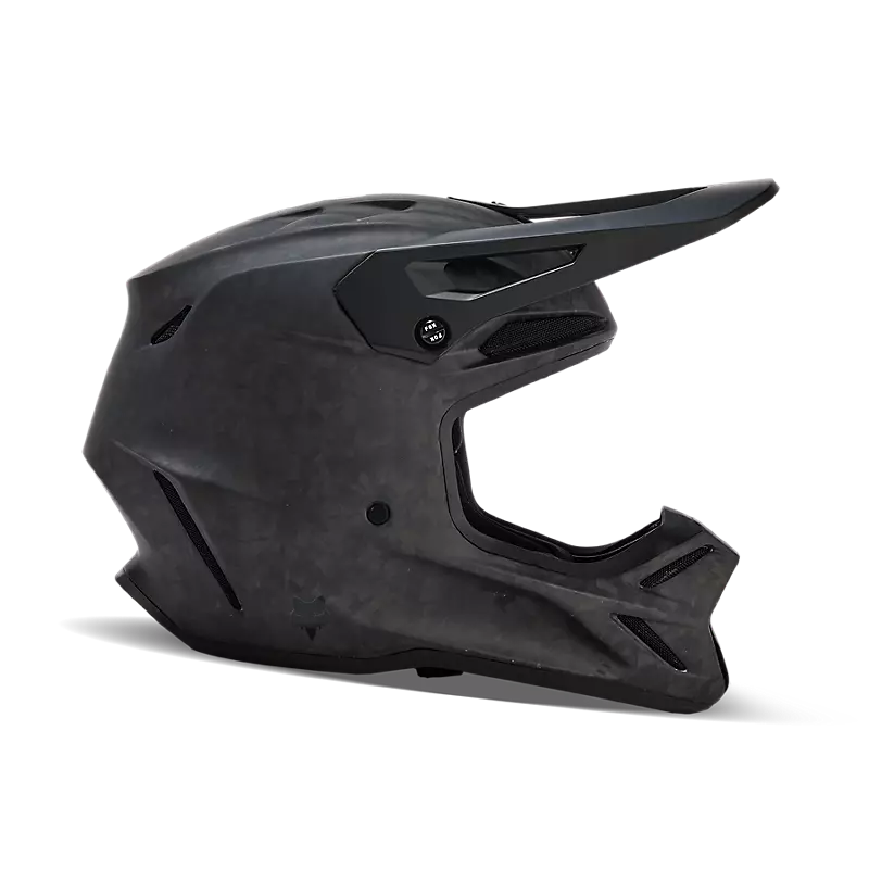 Casco Moto V3 RS Carbon Solid Negro Fox | Casco Moto Fox casco fox racing motocross mtb