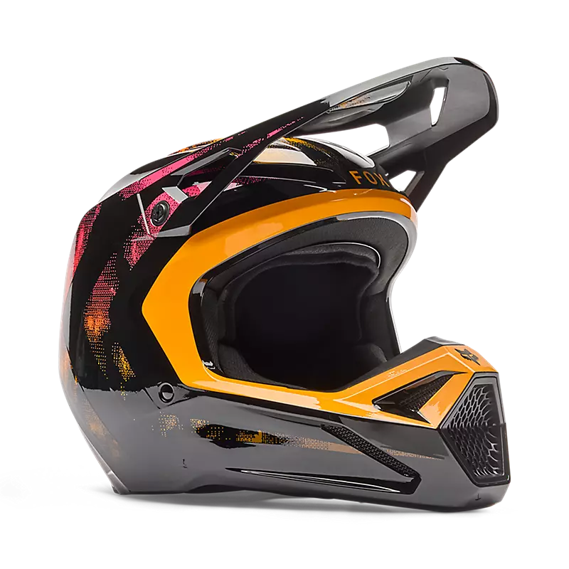 Casco Moto V1 Kairos Amarillo/Negro Fox | Casco Moto Fox casco fox racing motocross mtb