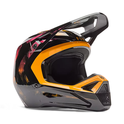 Casco Moto V1 Kairos Amarillo/Negro Fox | Casco Moto Fox casco fox racing motocross mtb
