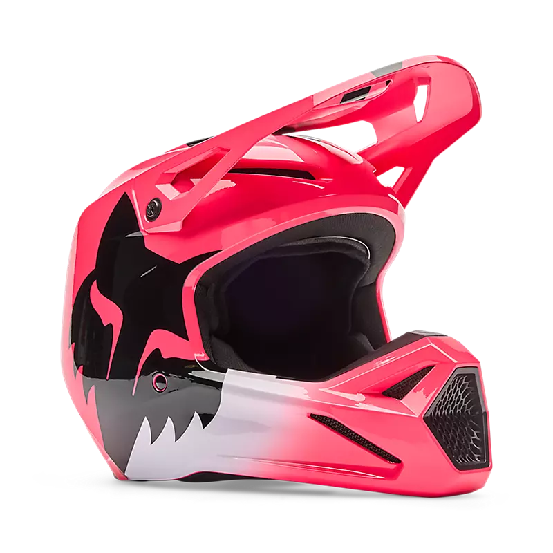 Casco Moto V1 Shield Rosado Fox | Casco Moto Fox casco fox racing motocross mtb