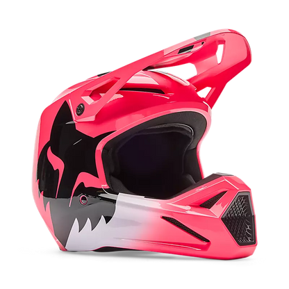 Casco Moto V1 Shield Rosado Fox | Casco Moto Fox casco fox racing motocross mtb
