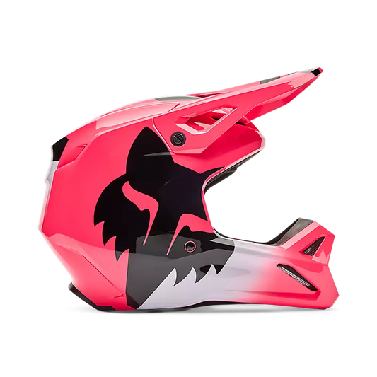 Casco Moto V1 Shield Rosado Fox | Casco Moto Fox casco fox racing motocross mtb