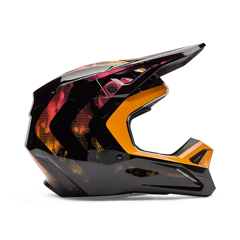 Casco Moto V1 Kairos Amarillo/Negro Fox | Casco Moto Fox casco fox racing motocross mtb