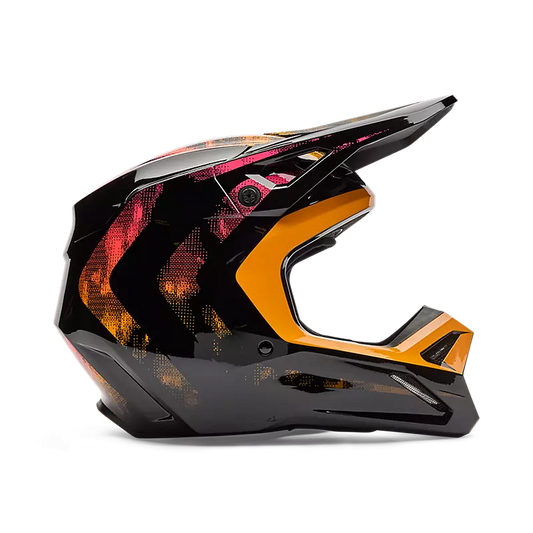 Casco Moto V1 Kairos Amarillo/Negro Fox | Casco Moto Fox casco fox racing motocross mtb
