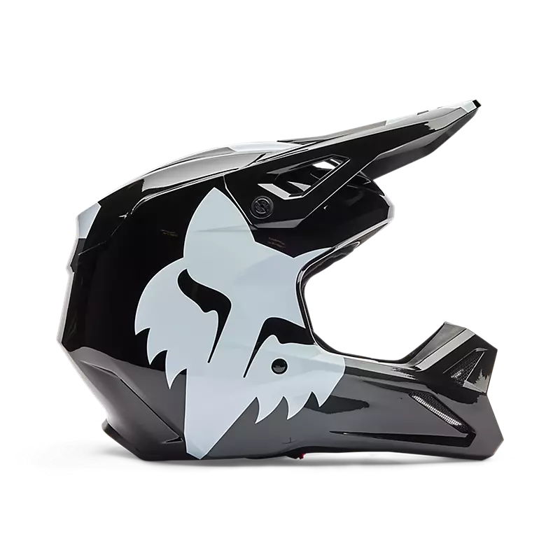 Casco Moto V1 Shield Negro Fox | Casco Moto Fox casco fox racing motocross mtb