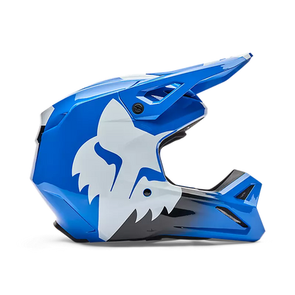 Casco Moto V1 Shield Azul Fox | Casco Moto Fox casco fox racing motocross mtb