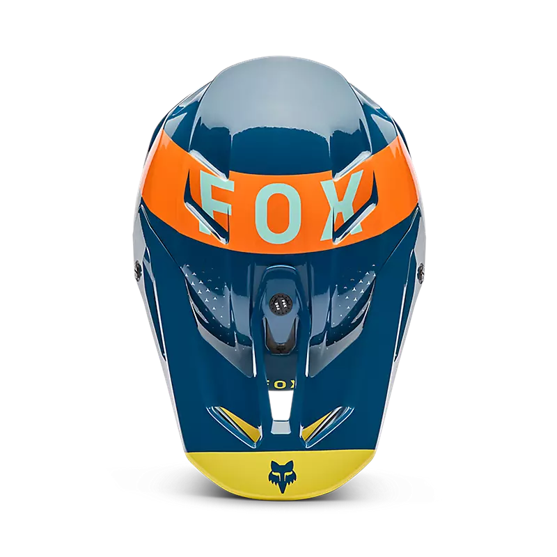 Casco Moto V3 Tine Azul Fox | Casco Moto Fox casco fox racing motocross mtb