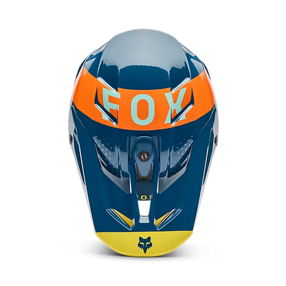 Casco Moto V3 Tine Azul Fox | Casco Moto Fox casco fox racing motocross mtb