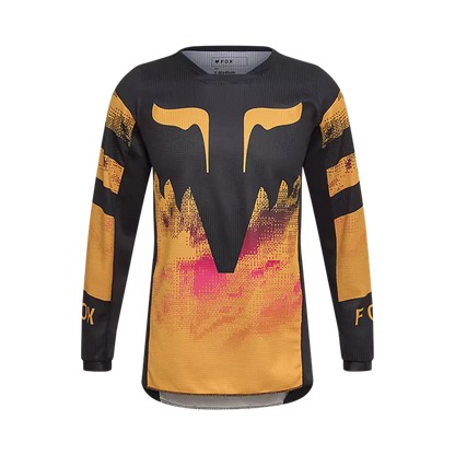 Polera Moto Niño Kairos 180 Amarillo Fox polera moto fox motocross