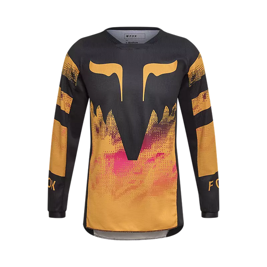 Polera Moto Niño Kairos 180 Amarillo Fox polera moto fox motocross