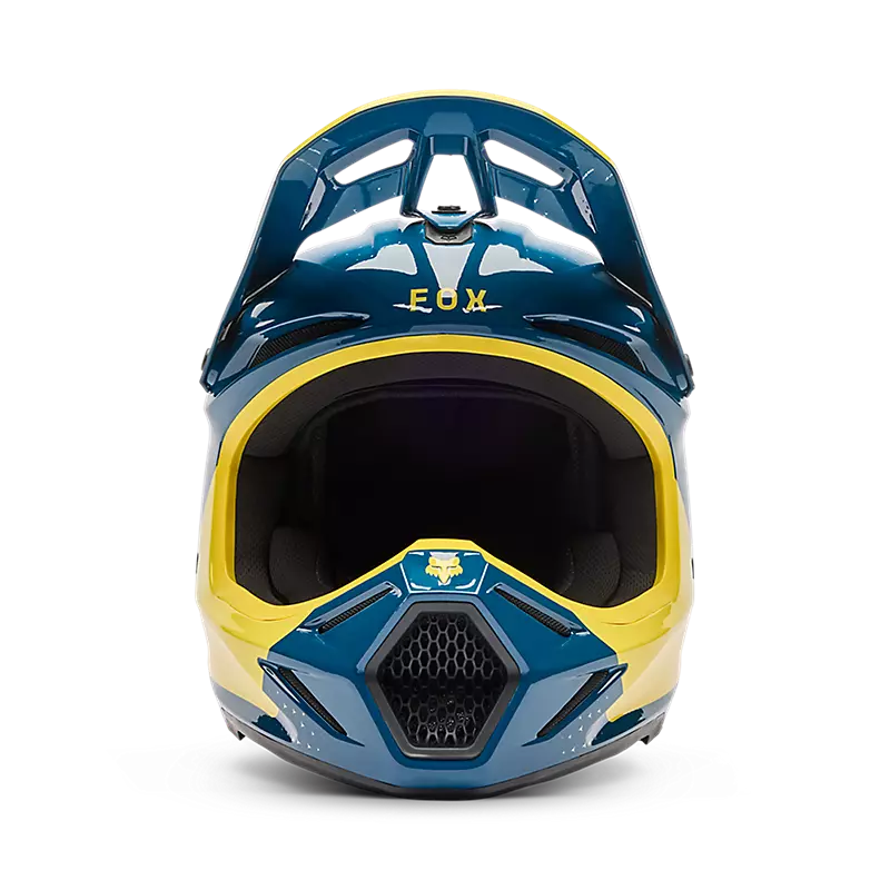 Casco Moto V3 Tine Azul Fox | Casco Moto Fox casco fox racing motocross mtb