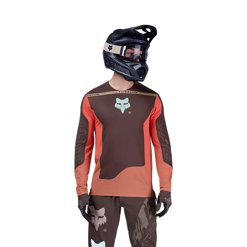 Polera Bicicleta Flexair Elevated Café Fox polera bicicleta fox mtb