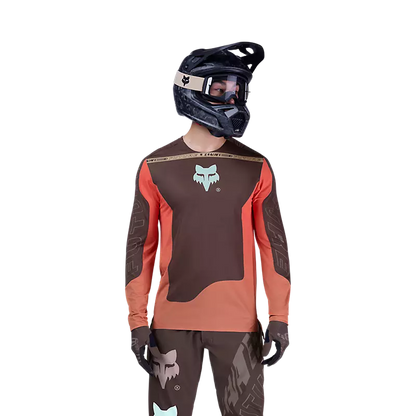 Polera Bicicleta Flexair Elevated Café Fox polera bicicleta fox mtb