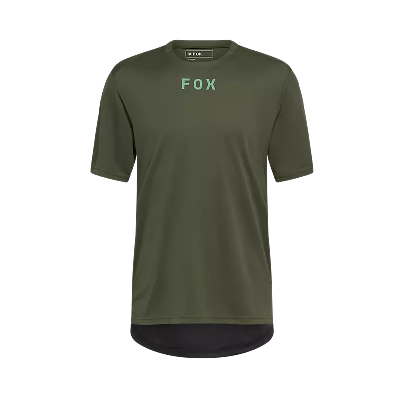 Polera Bicicleta Ranger Wordmark Verde Fox polera bicicleta fox mtb