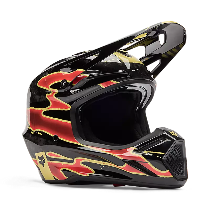 Casco Moto V3 RS Inning Negro Fox | Casco Moto Fox casco fox racing motocross mtb