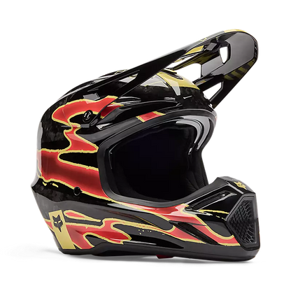 Casco Moto V3 RS Inning Negro Fox | Casco Moto Fox casco fox racing motocross mtb