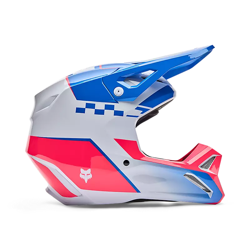 Casco Moto V1 Collect Azul/Blanco Fox | Casco Moto Fox casco fox racing motocross mtb