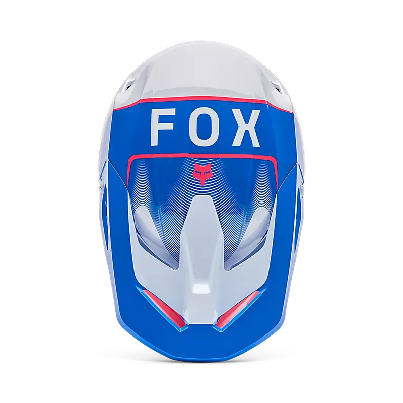 Casco Moto V1 Collect Azul/Blanco Fox | Casco Moto Fox casco fox racing motocross mtb