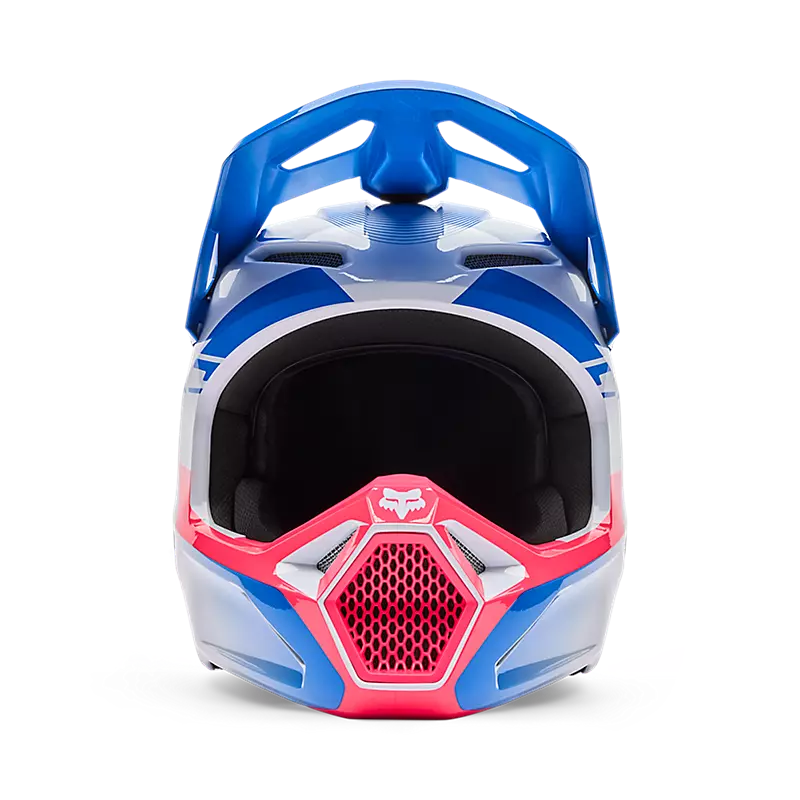Casco Moto V1 Collect Azul/Blanco Fox | Casco Moto Fox casco fox racing motocross mtb