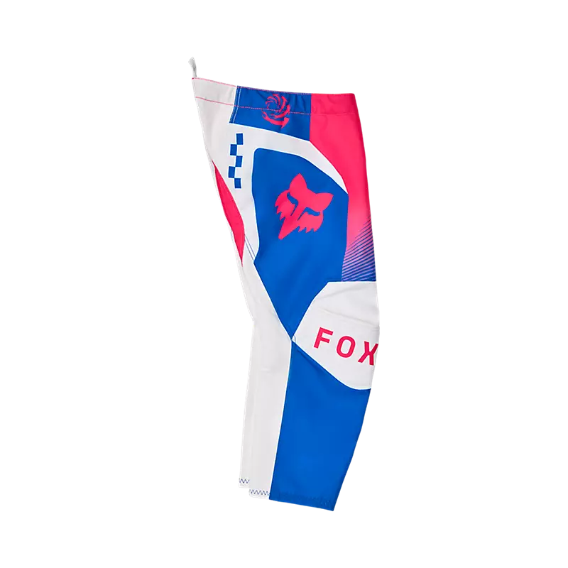 Pantalon Fox Moto Niño 180 Collect para Moto Azul/Rosado