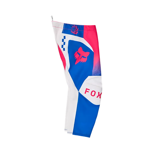 Pantalon Fox Moto Niño 180 Collect para Moto Azul/Rosado