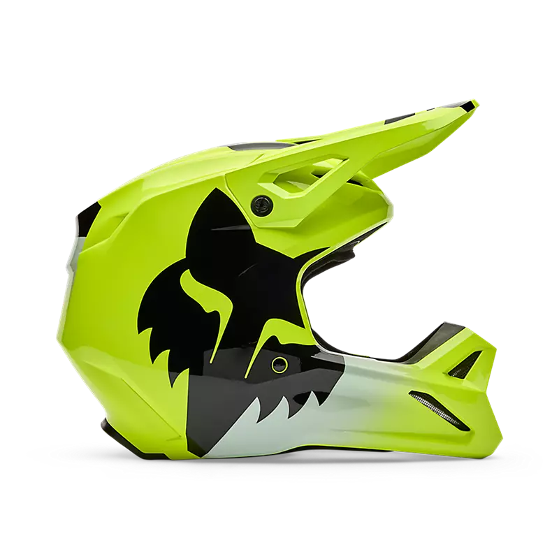 Casco Moto V1 Shield Amarillo Fox | Casco Moto Fox casco fox racing motocross mtb