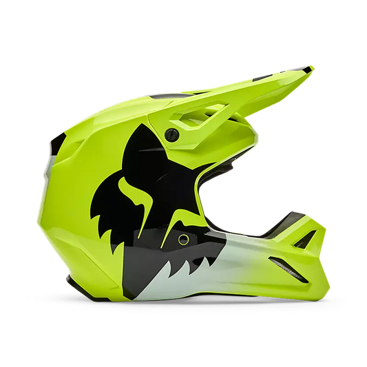Casco Moto V1 Shield Amarillo Fox | Casco Moto Fox casco fox racing motocross mtb