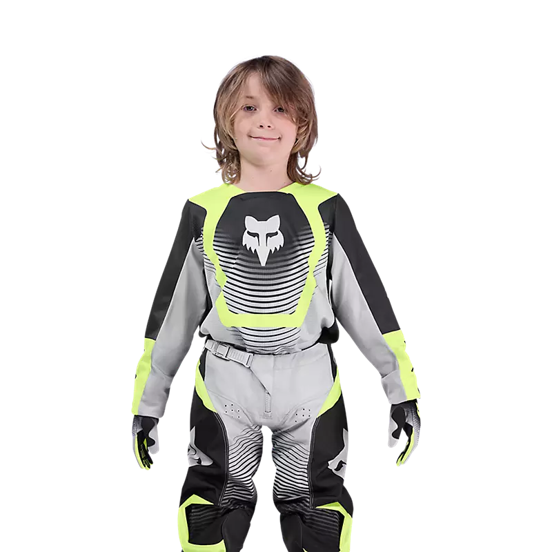 Polera Moto Niño 180 Collect Amarillo/Negro Fox polera moto fox motocross