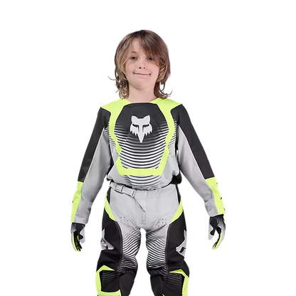 Polera Moto Niño 180 Collect Amarillo/Negro Fox polera moto fox motocross