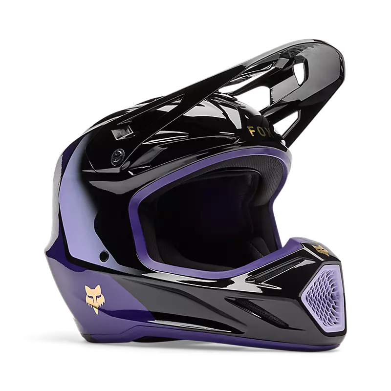 Casco Moto V3 Drip Morado Fox | Casco Moto Fox casco fox racing motocross mtb
