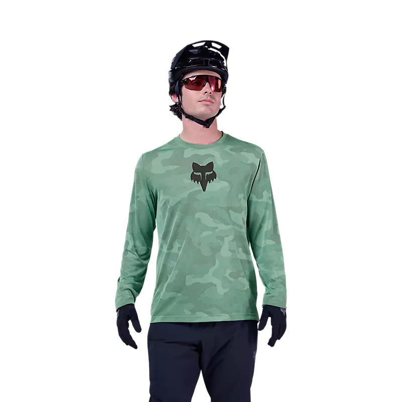 Polera Bicicleta Ranger TruDri™ Verde Fox polera bicicleta fox mtb