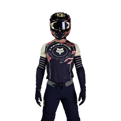 Polera Moto Flexair Inning Negro Fox polera moto fox motocross