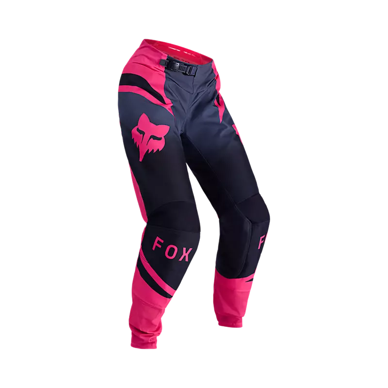 Pantalon Fox Moto Mujer 180 Shield para Moto Negro/Rosado